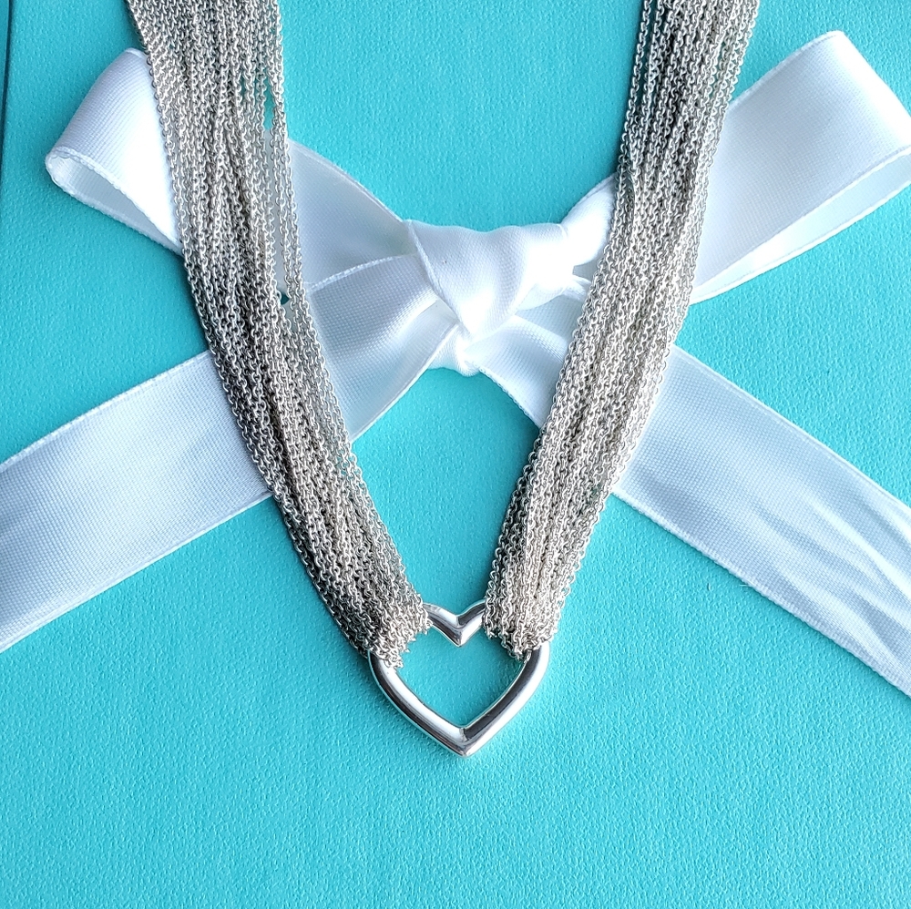 Retired multi strand toggle choker necklace - Picture 1 of 10